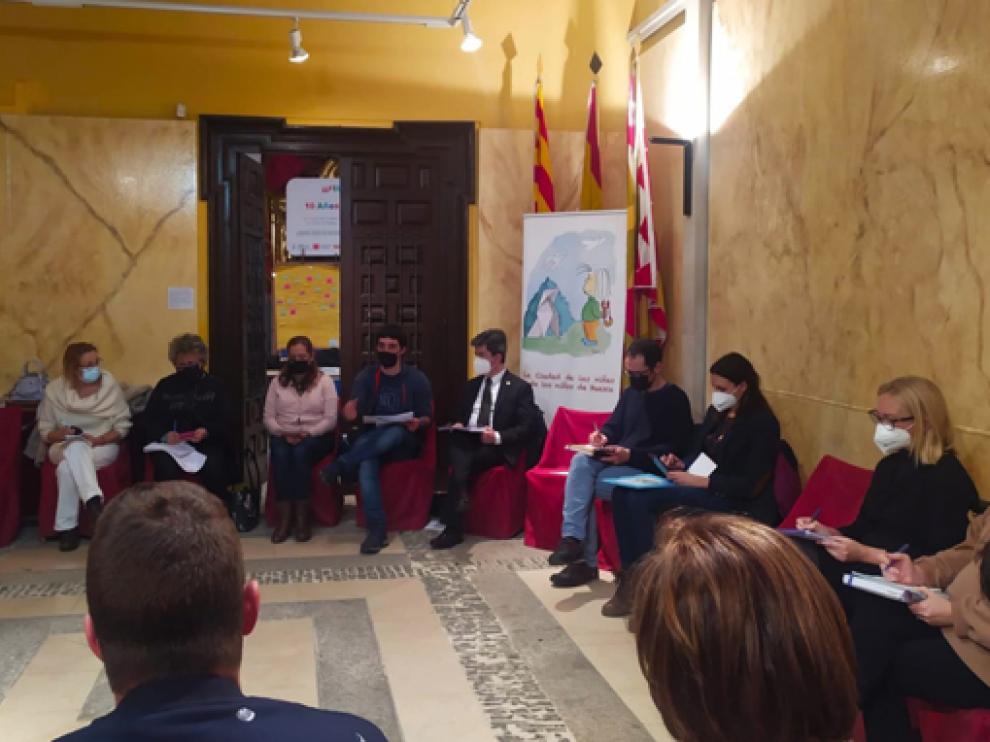 La Ciudad de los niños y de las niñas en la reunión que celebró este martes