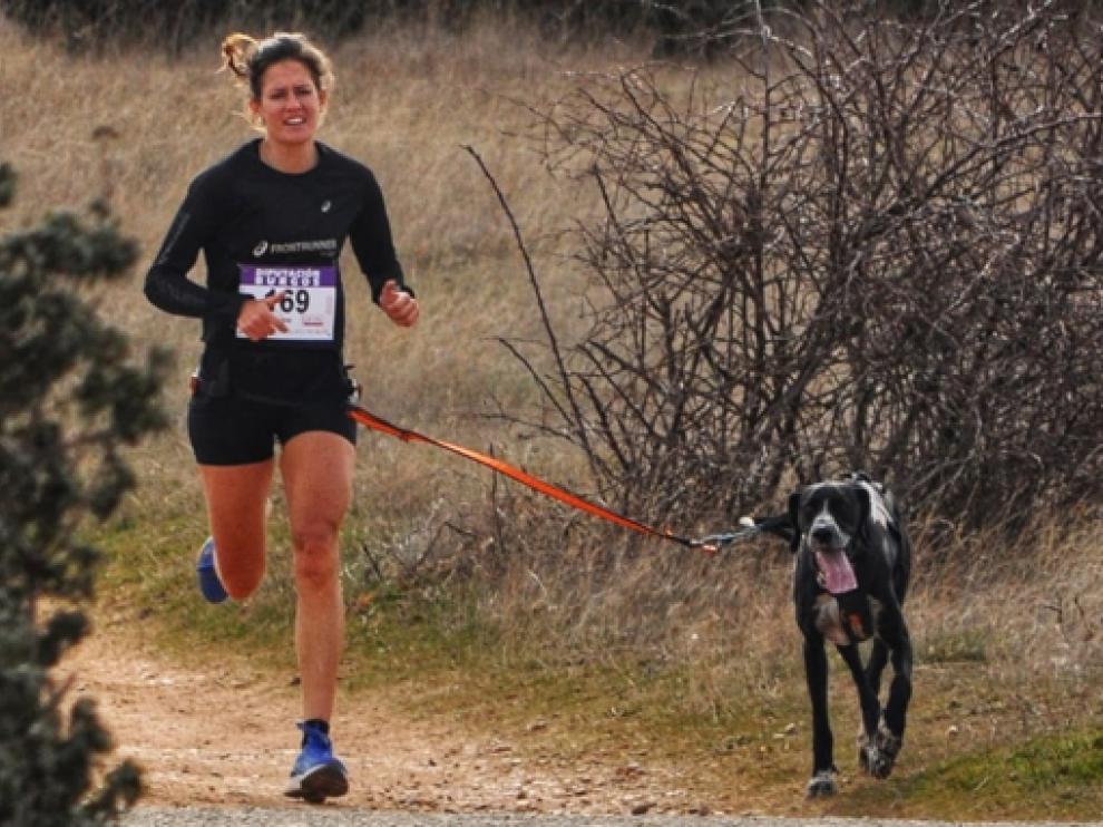 Tamara Vázquez y Kona, durante la prueba celebrada el pasado fin de semana.