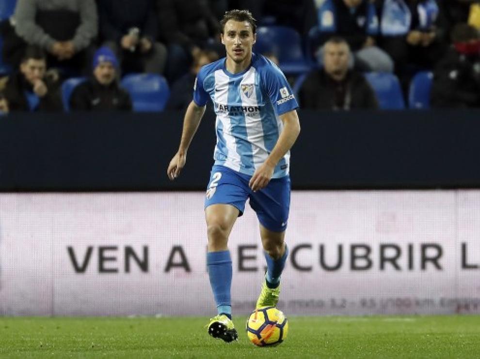 Ignasi Miquel, en su etapa como jugador del Málaga.