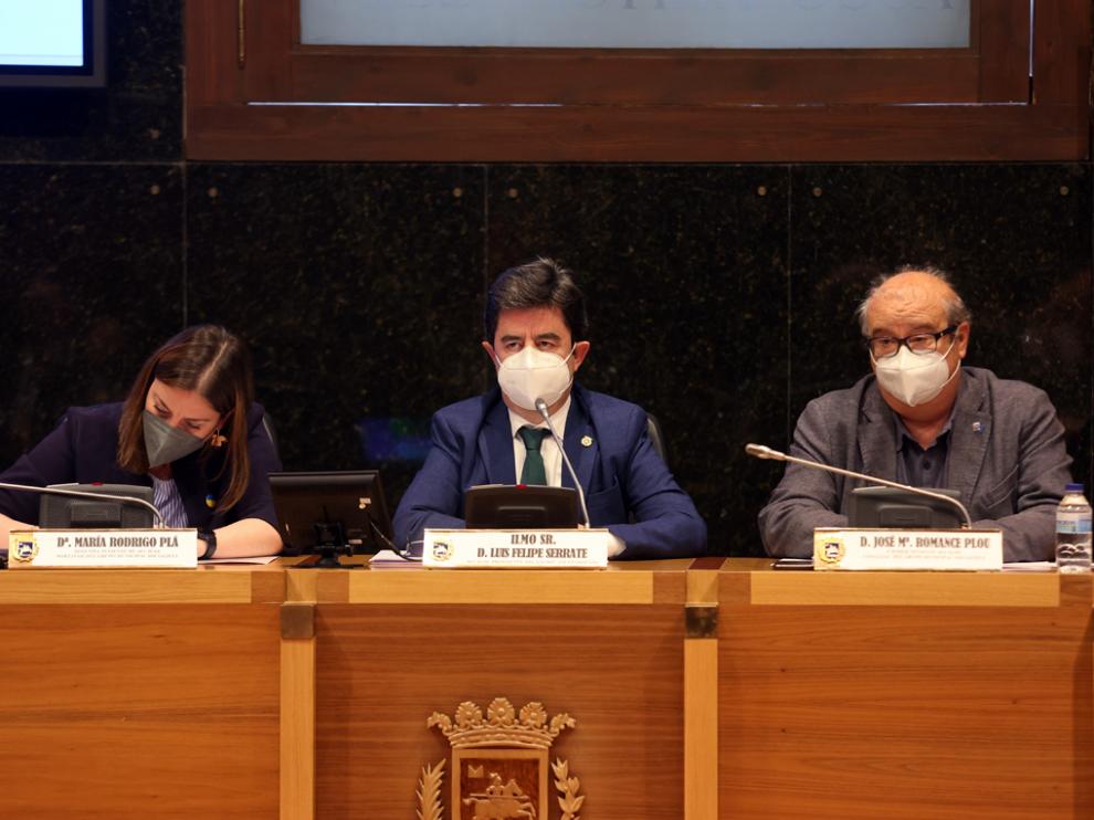 Un momento del pleno celebrado el martes.