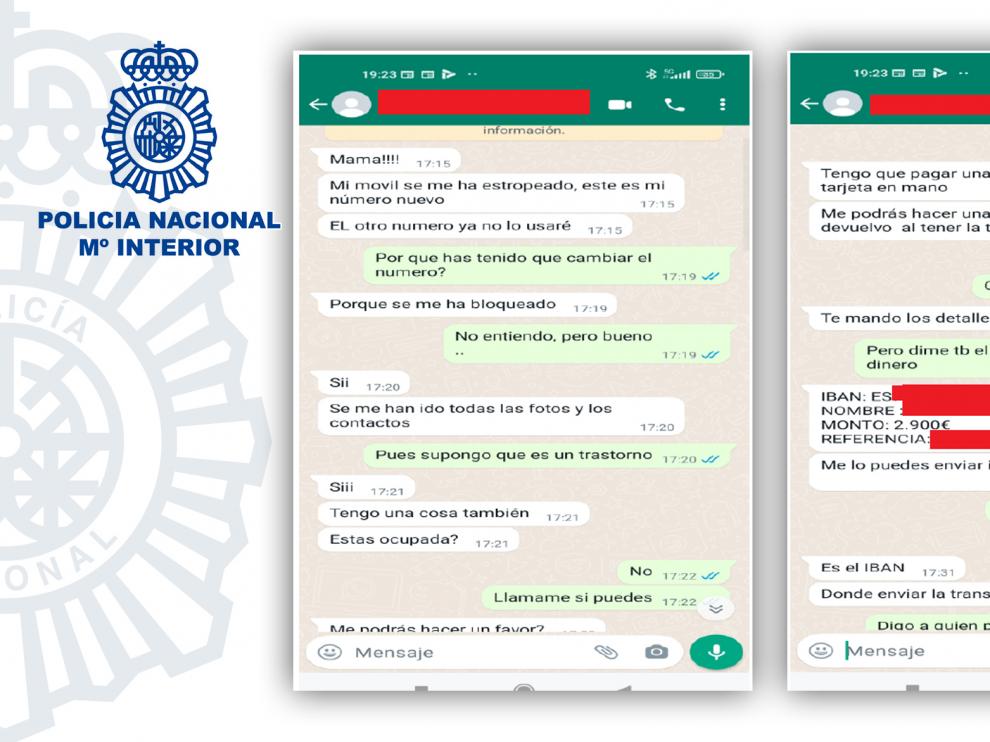 Imagen de la operación enviada por la Policía Nacional.