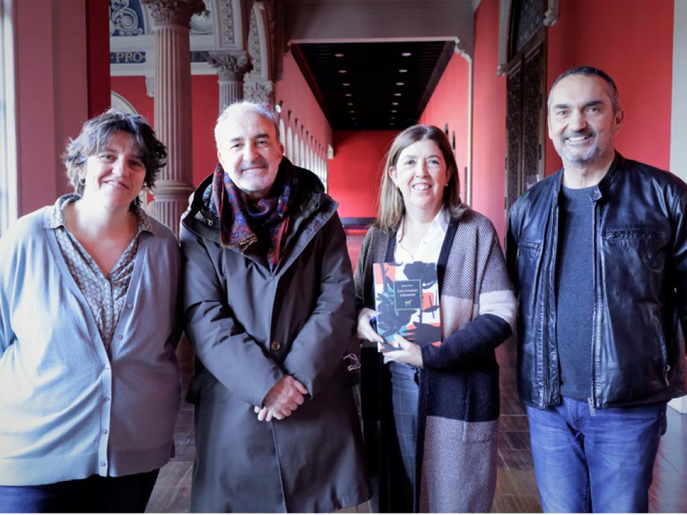 Marta Horno, Jorge Gay, Yolanda Polo y Joaquín Pardinilla presentaron la película.