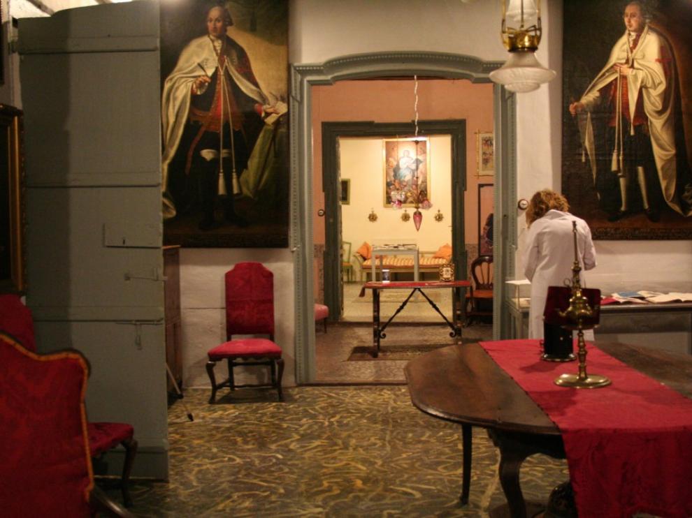 Casa Palacio de los barones de Valdeolivos en Fonz
