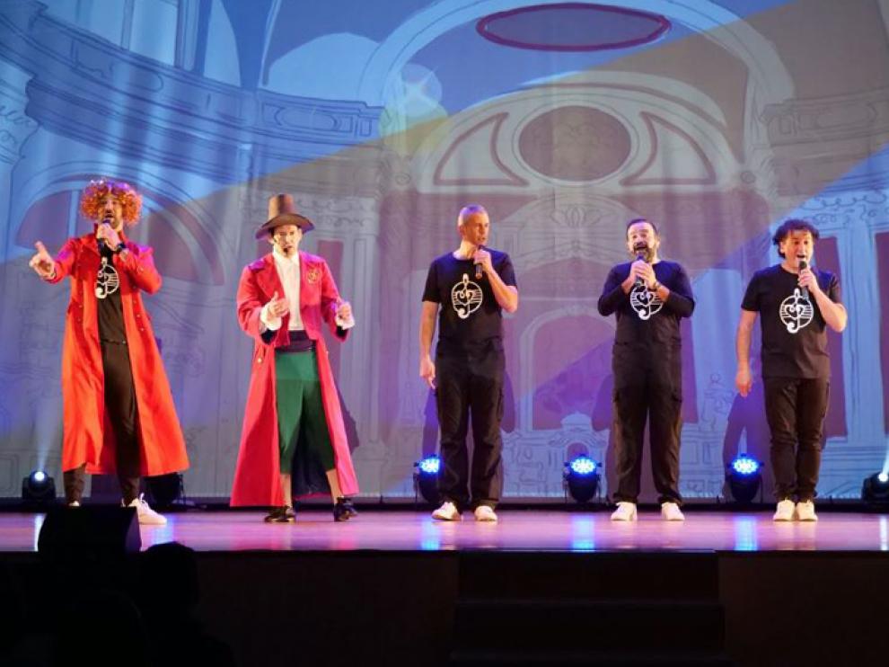 Una de las escenas del espectáculo Classicappella.