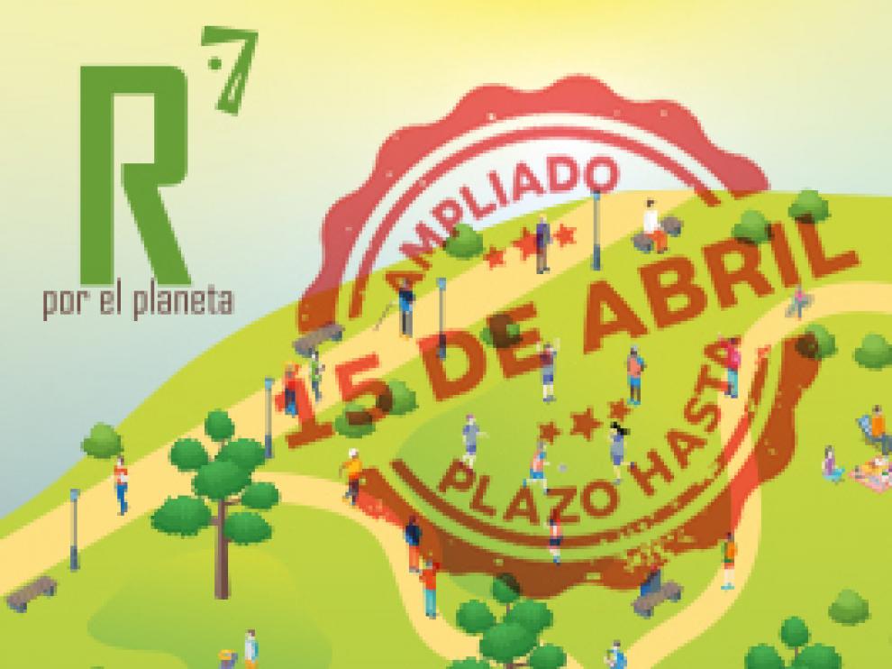 Cartel del concurso 'R7 por el planeta', organizado por Fundación Ibercaja.
