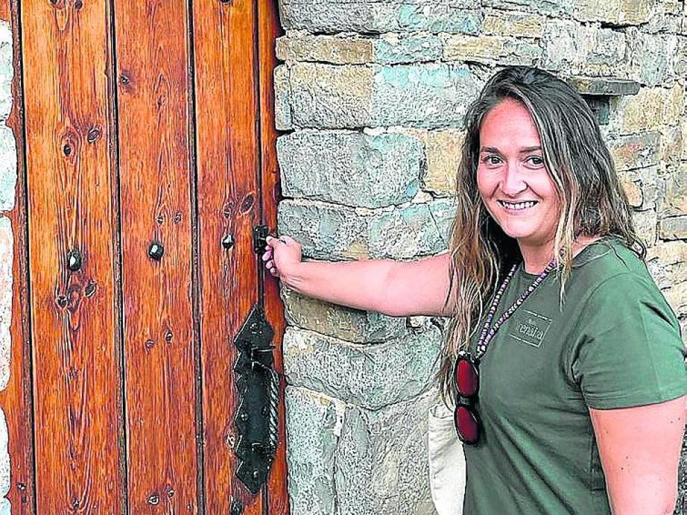 Mariajo Lorente disfruta de su trabajo como guía turística.