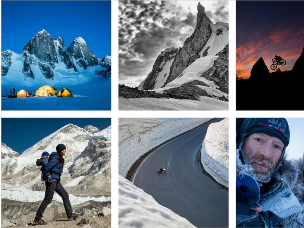 Alpinismo, mountain bike, monopatín, el perfil de una montañera nepalí o una expedición al Polo, entre la selección de títulos