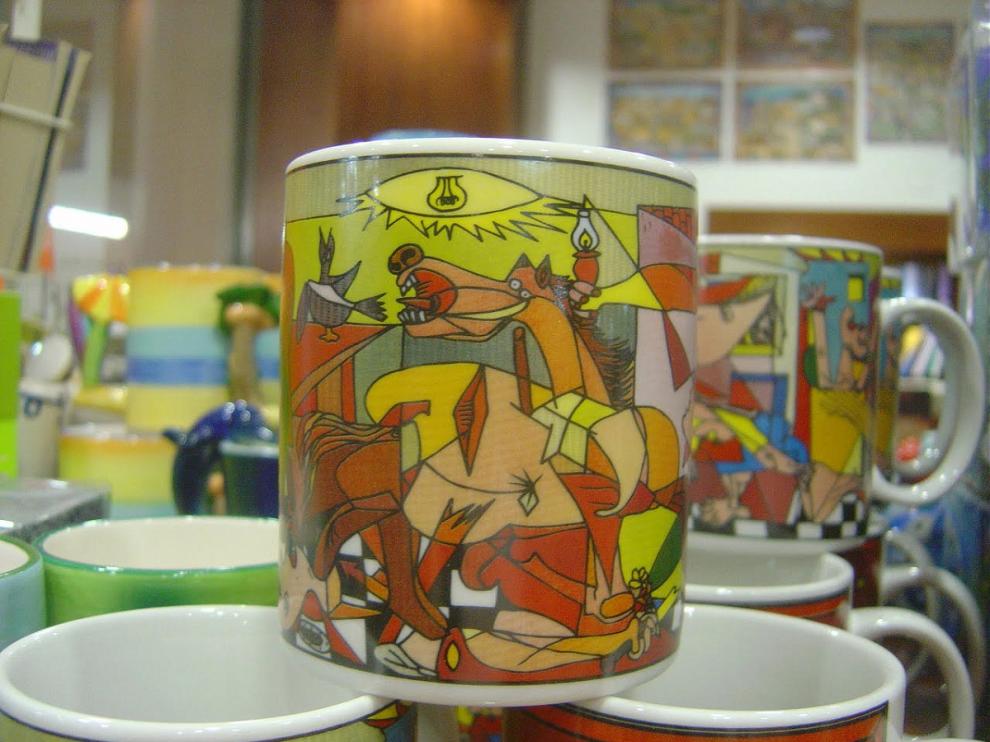 Detalle de una obra del artista Rogelio López Cuenca.