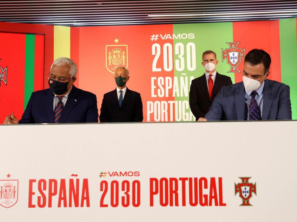 Acuerdo del pasado mes de junio entre España y Portugal para el lanzamiento de la candidatura al Mundial 2030
