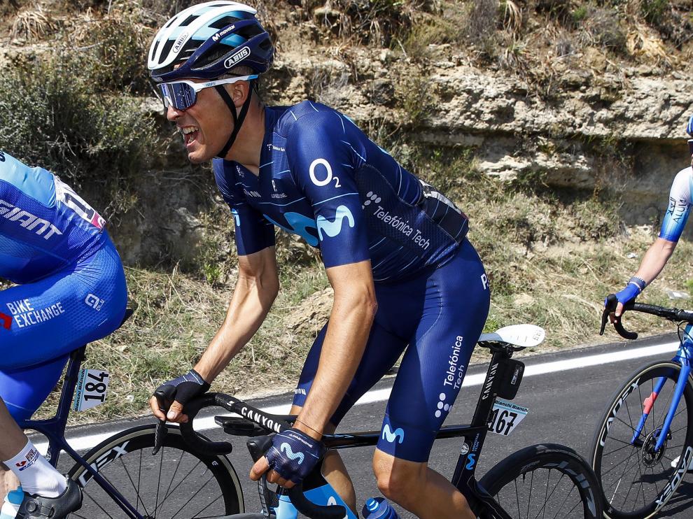 Sergio Samitier, durante su participación en el Giro.
