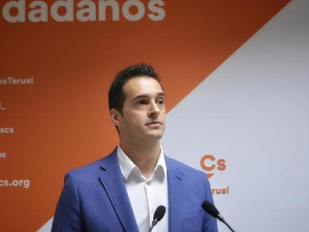 El portavoz del Ciudadanos en Teruel, Ramón Fuertes