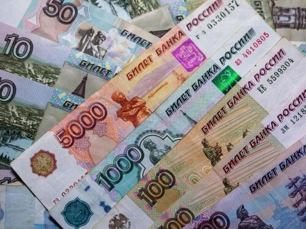 Billetes de rublo ruso