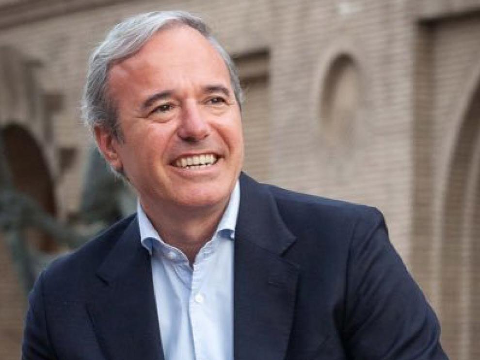 Jorge Azcón, presidente del PP aragonés y alcalde de Zaragoza