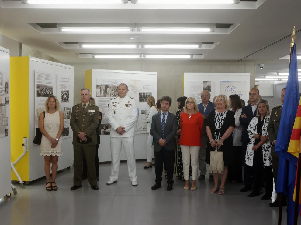 Inauguración de la exposición sobre Fidel Pagés en el Palacio de Congresos.