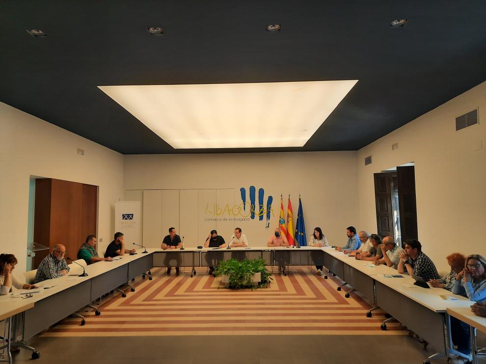 El vicepresidente ribagorzano, Eusebio Echart, presidió el Consejo Comarcal de ayer.