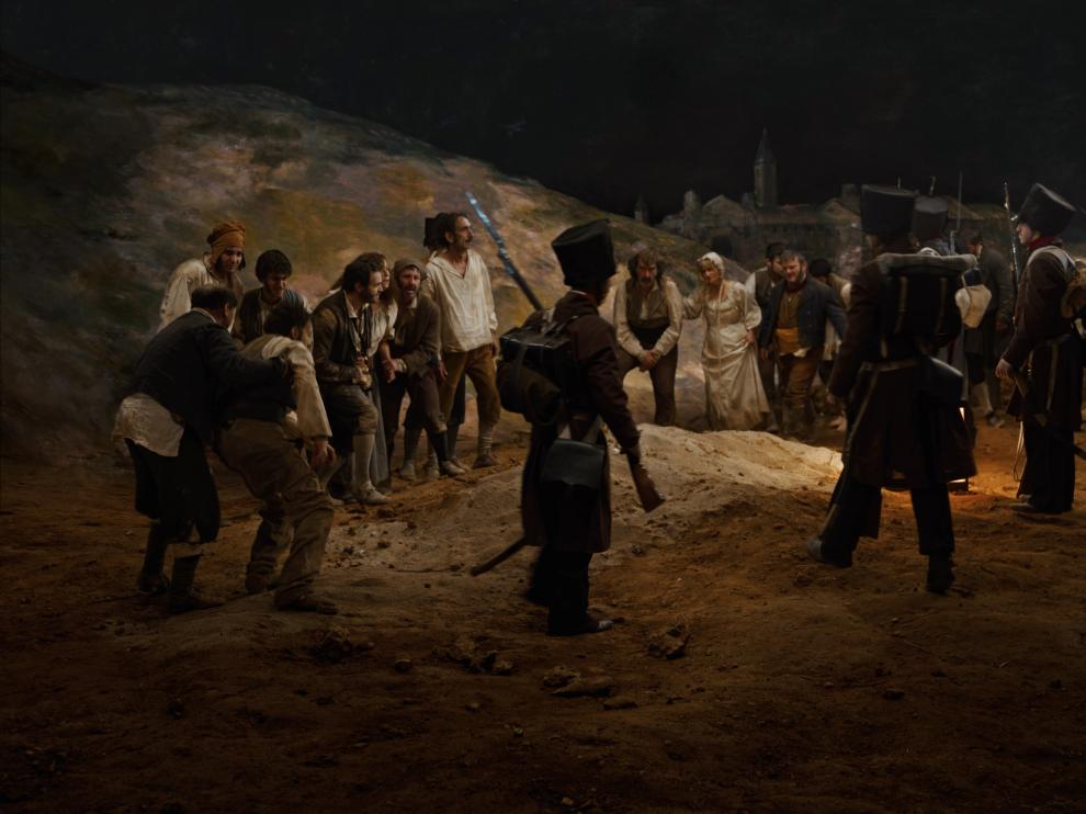 Secuencia del cortometraje Goya 3 de mayo del oscense Carlos Saura.