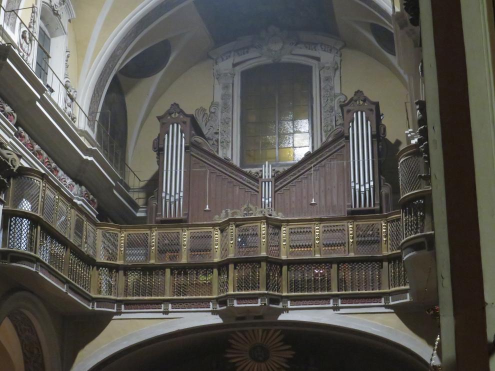 El órgano de la Iglesia San Vicente el Real.