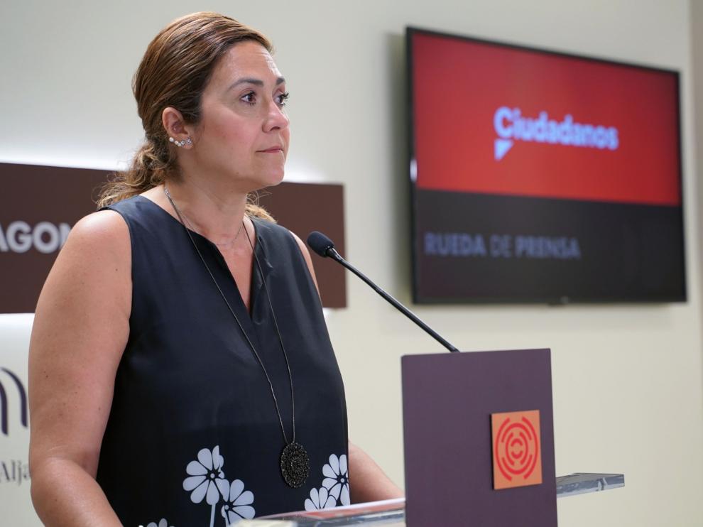 La portavoz sanitaria de la formación liberal, Susana Gaspar.