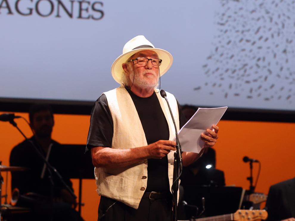 Eugenio Monesma, durante su discurso.
