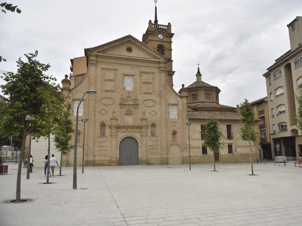 Plaza de Santo Domingo de Huesca.