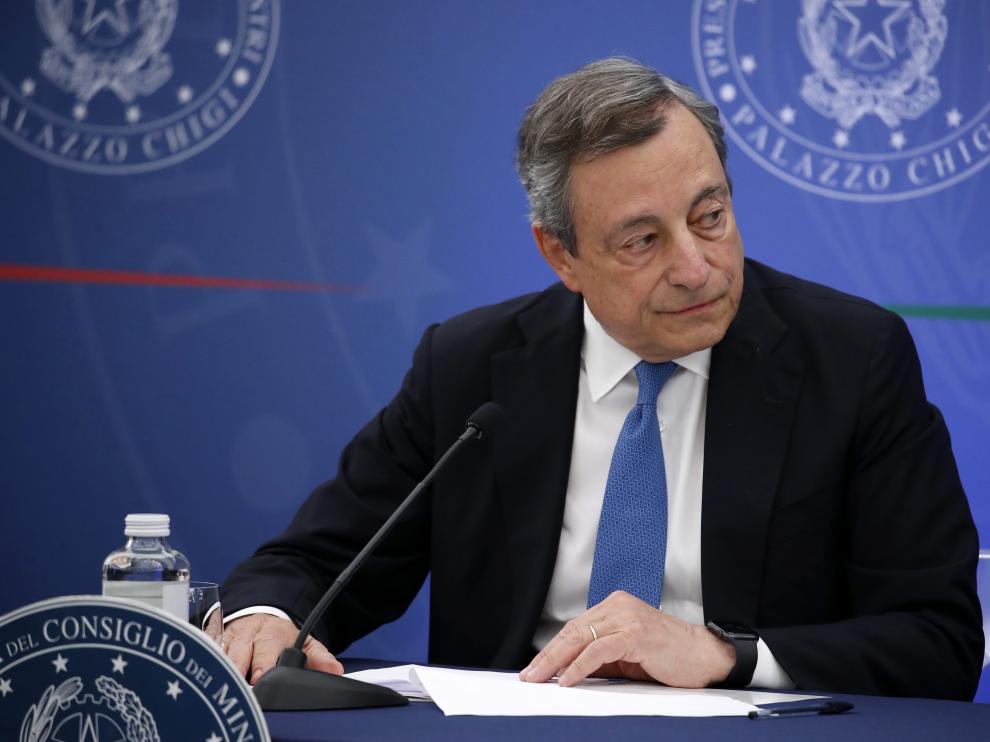 El primer ministro italiano, Mario Draghi, anunció su dimisión tras no contar con el apoyo del M5S en una moción de confianza.
