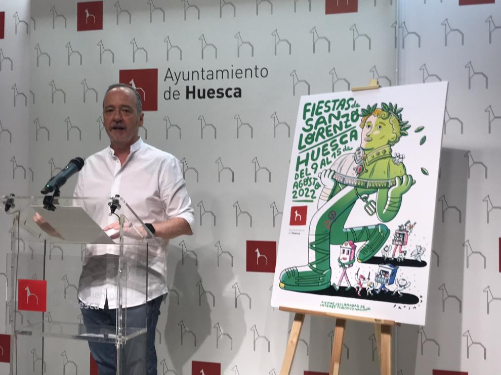 Ramón Lasaosa, concejal de fiestas, ha desglosado el grueso de los actos del programa de San Lorenzo.