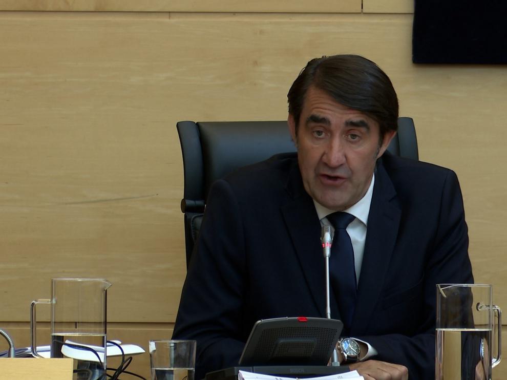 El consejero de Medio Ambiente de Castilla y León, señor Suárez-Quiñones.
