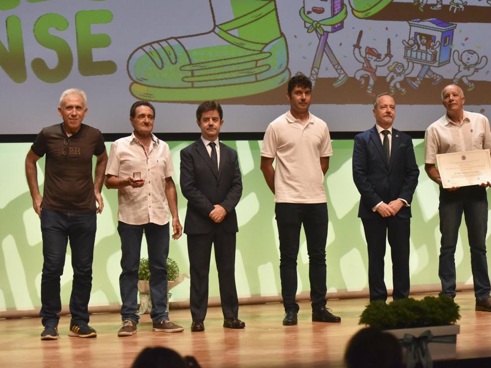 Miguel R. Cored, Eduardo Navarro, Luis Felipe, Miguel Bergua, Ramón Lasaosa y José Mª Caudevilla.