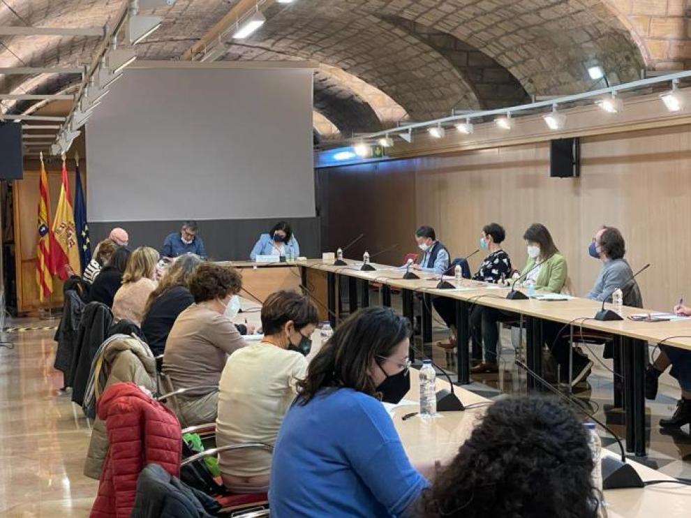 Reunión de la Dirección General de Cooperación al Desarrollo e Inmigración de la DGA.