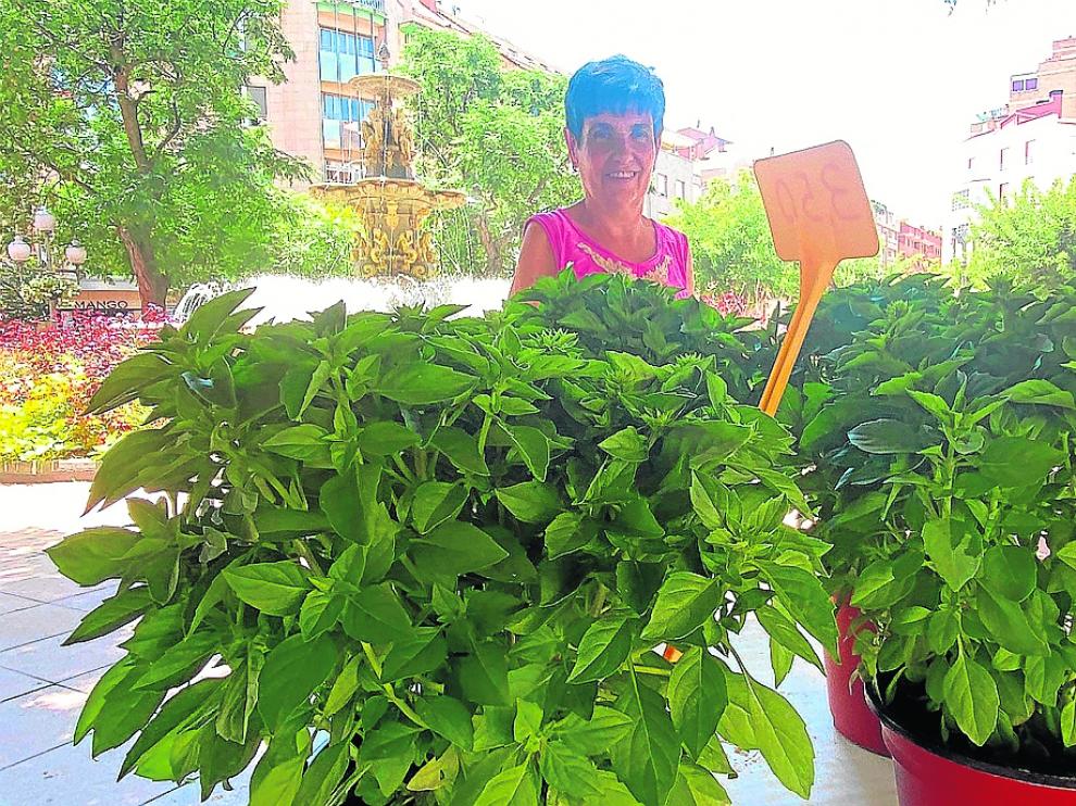 Mercedes afirmó que casi todas plantas que tiene en la huerta están comprometidas