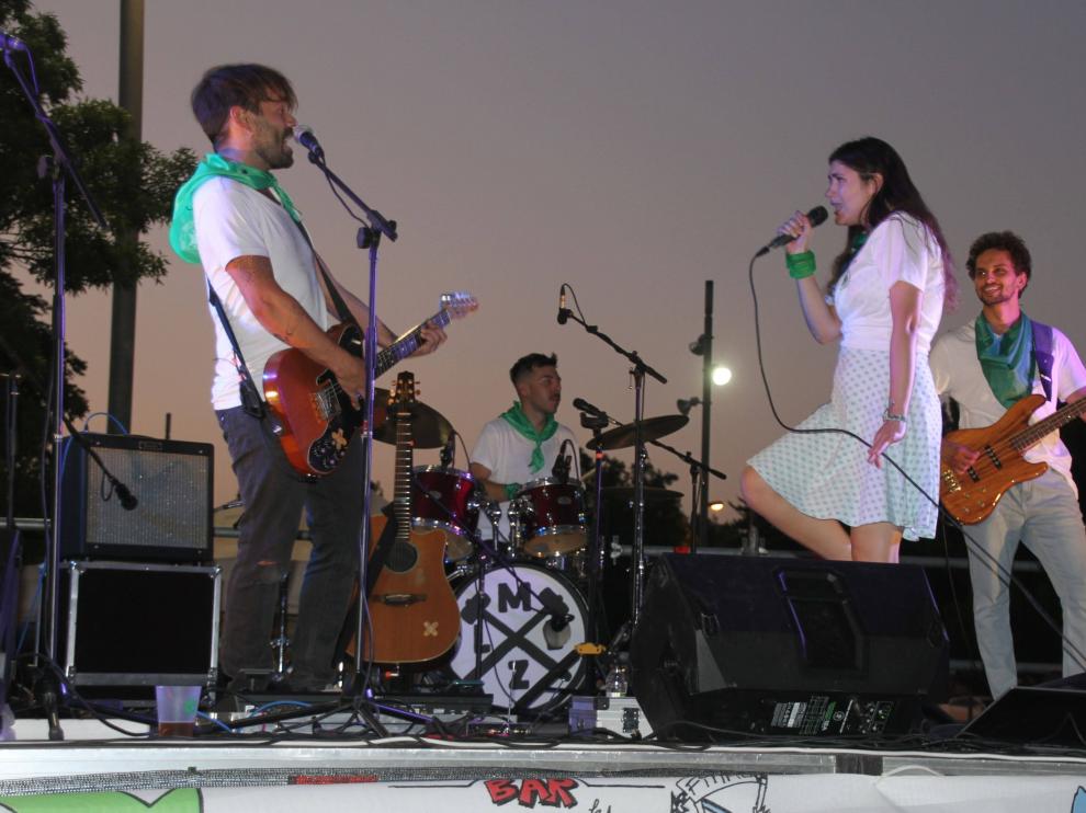 Mallazo fue uno de los grupos que actuó en la segunda jornada del Reberde Fest.