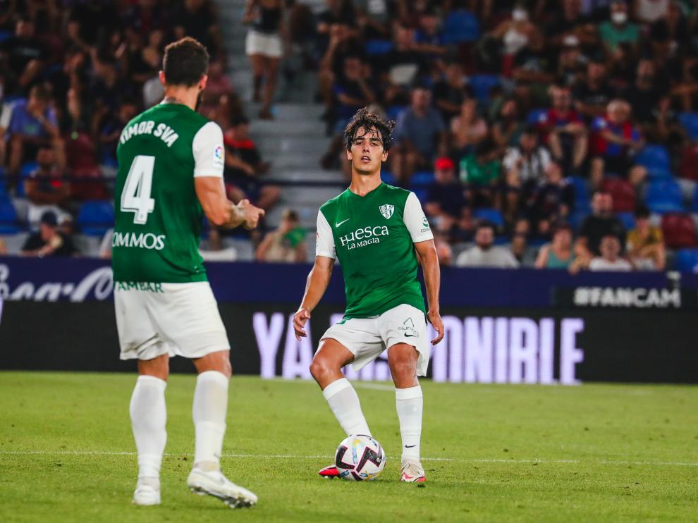 Anglada, durante el partido del Ciutat de Valencia