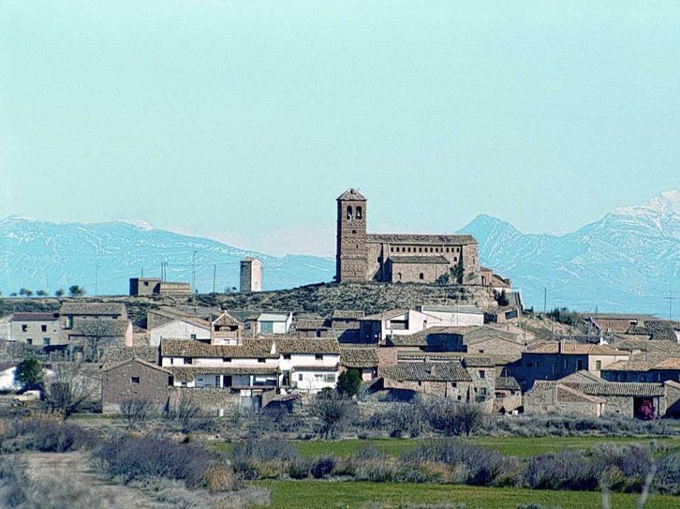 Vista de la localidad monegrina de Torralba de Aragón.