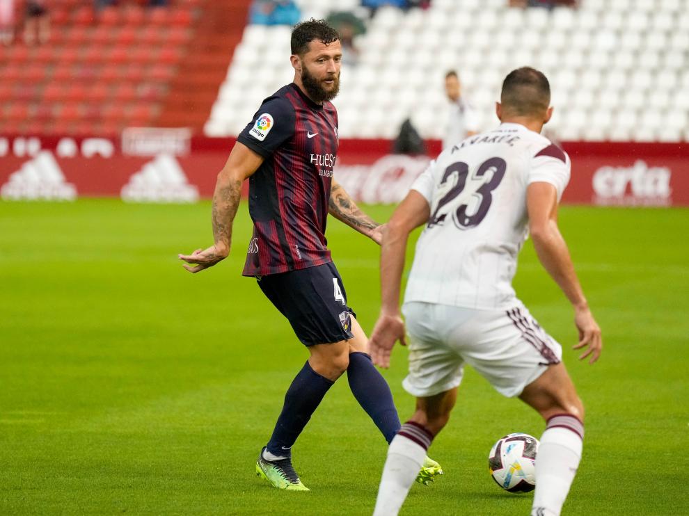 David Timor durante el partido contra el Albacete.