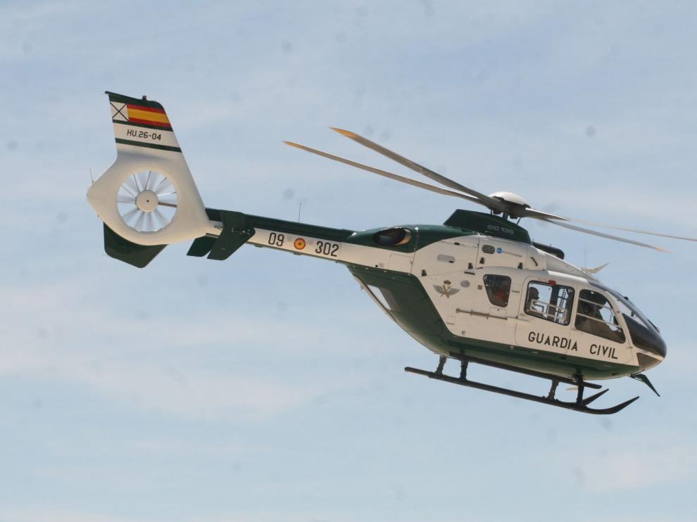 Helicóptero de la Guardia Civil.