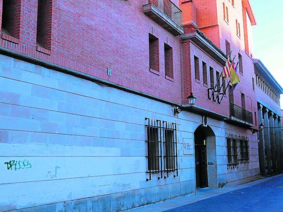 Facultad de Medicina de Huesca, en el Casco Antiguo.
