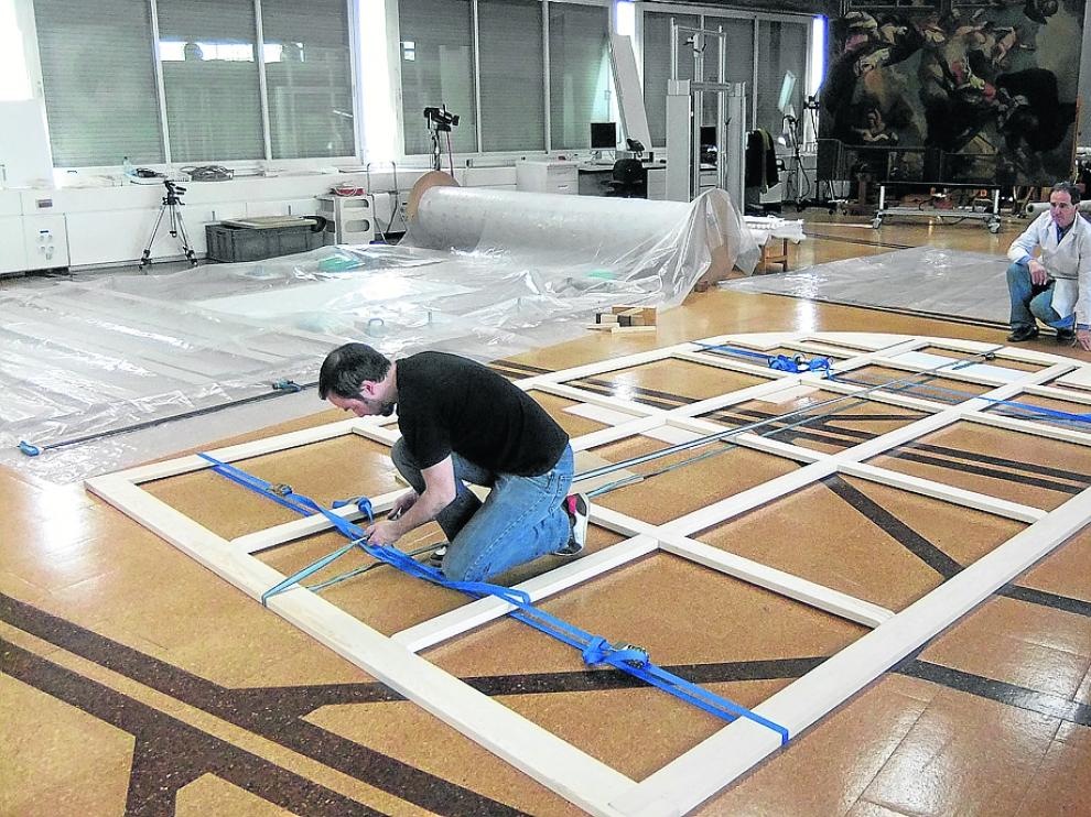 Tomás Duaso colabora con muchas empresas de restauración de obras artísticas.