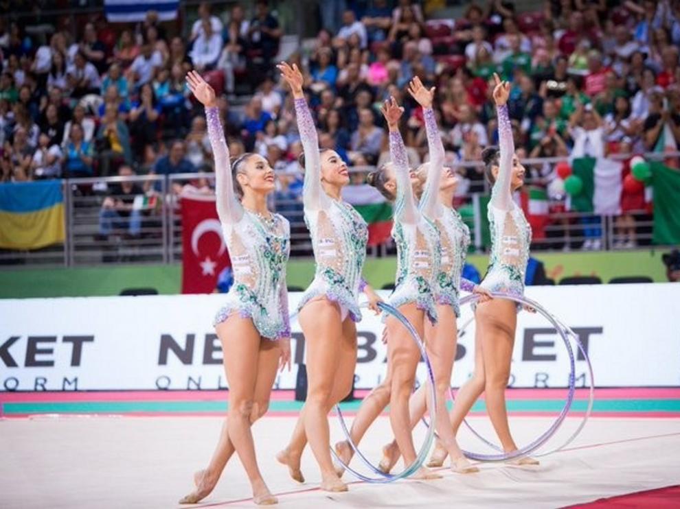 Equipo español de gimnasia, bronce en cinco aros en el Mundial