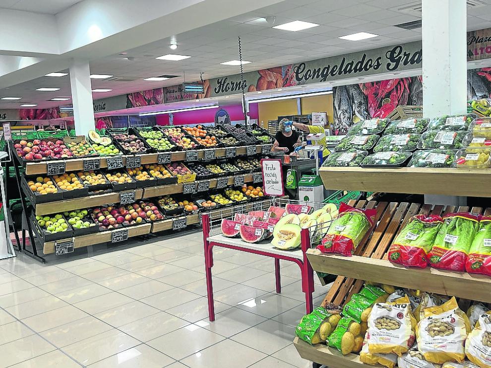 Interior de uno de los establecimientos de Supermercados Altoaragón.