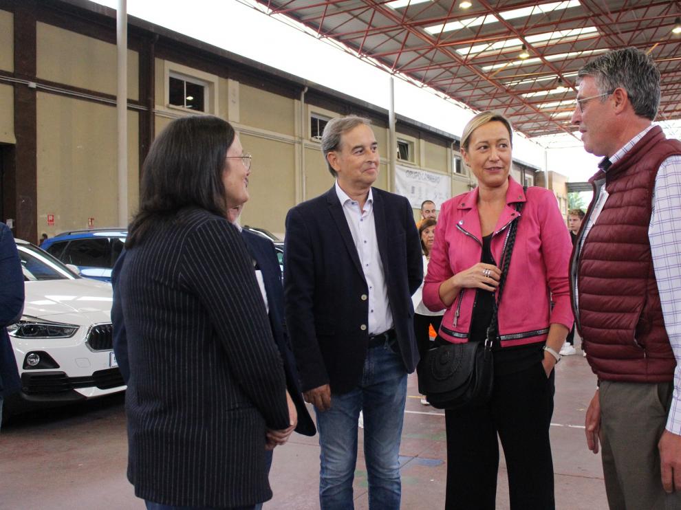 La consejera de Economía de la DGA, Marta Gastón, inauguró la 26ª edición de Febivo.