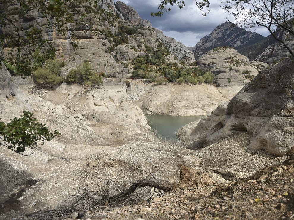 El embalse de Vadiello solo acumula 2,27 hectómetros cúbicos.