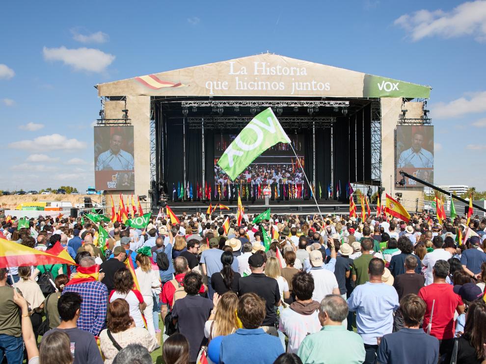 Evento organizado por Vox este domingo.