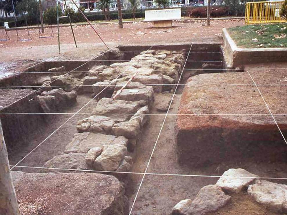 Imagen de los restos arqueológicos.