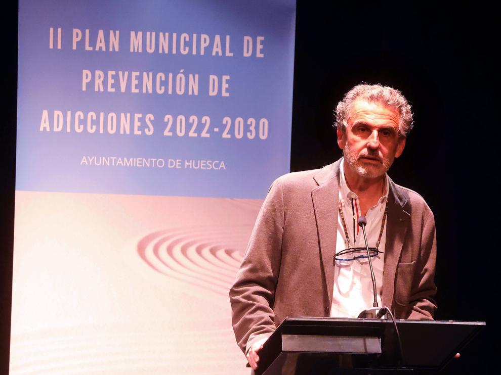 Francisco Falo, director General de Salud Pública, durante la presentación del II Plan de Prevención.