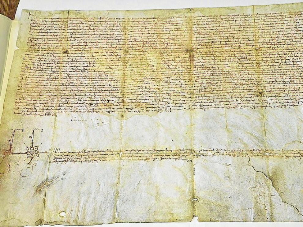 Germana de Foix firmó un pergamino concediendo a Barbastro el privilegio de la Feria de la Candelera.