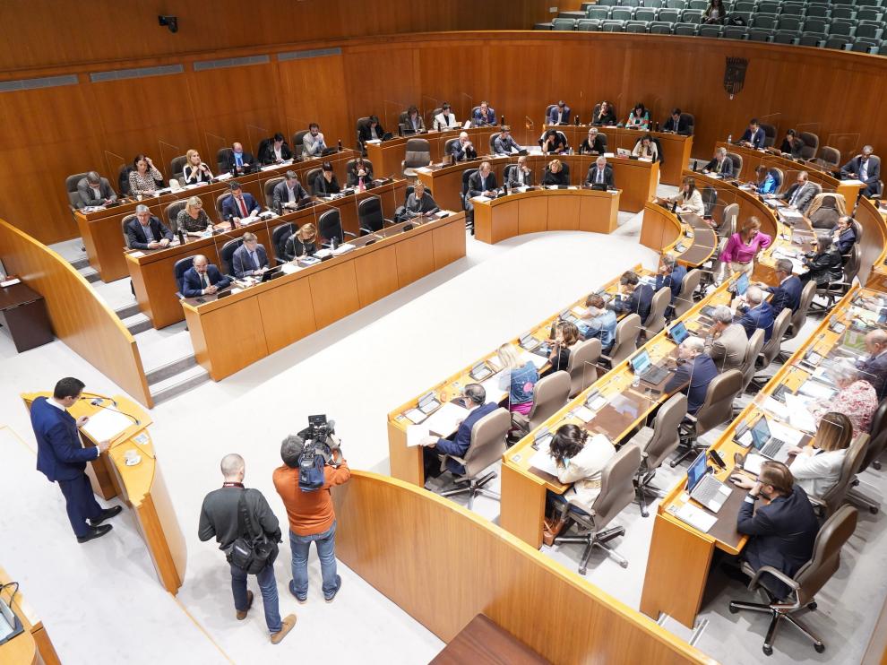 Pleno de las Cortes.