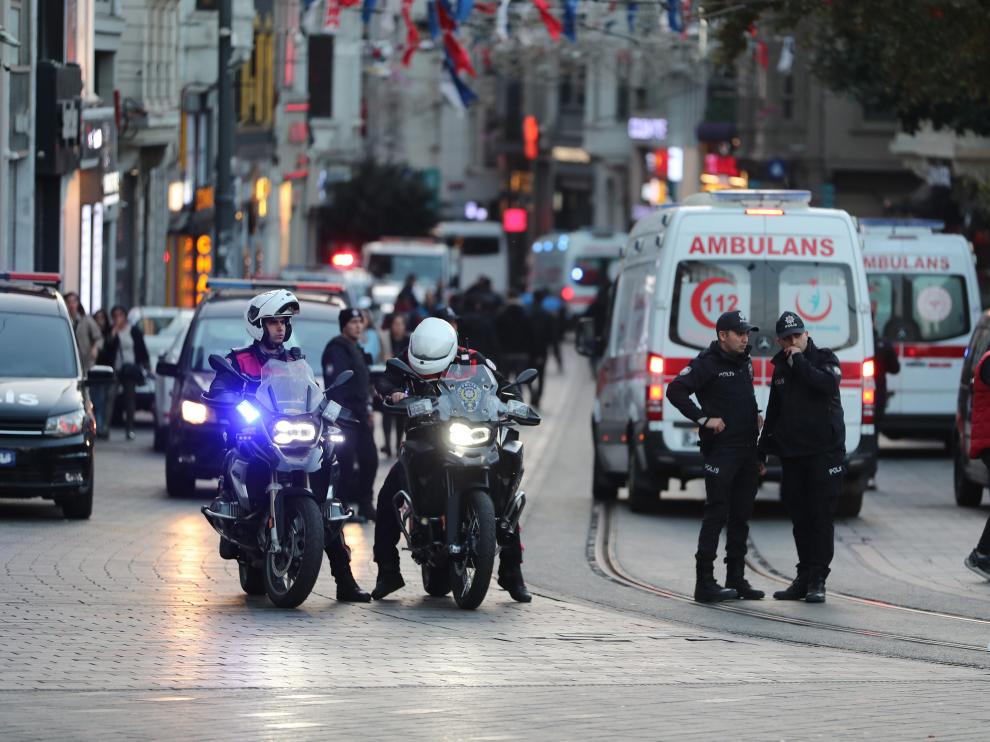 La explosión en la céntrica calle Istiklal de Estambul ha causado cuatro muertos y 38 heridos.