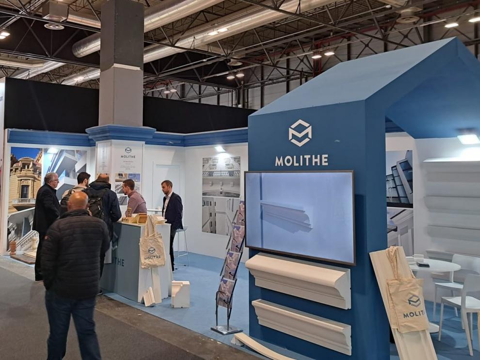 Stand de Molithe en la reciente edición de la Feria de Construcción Constructer.