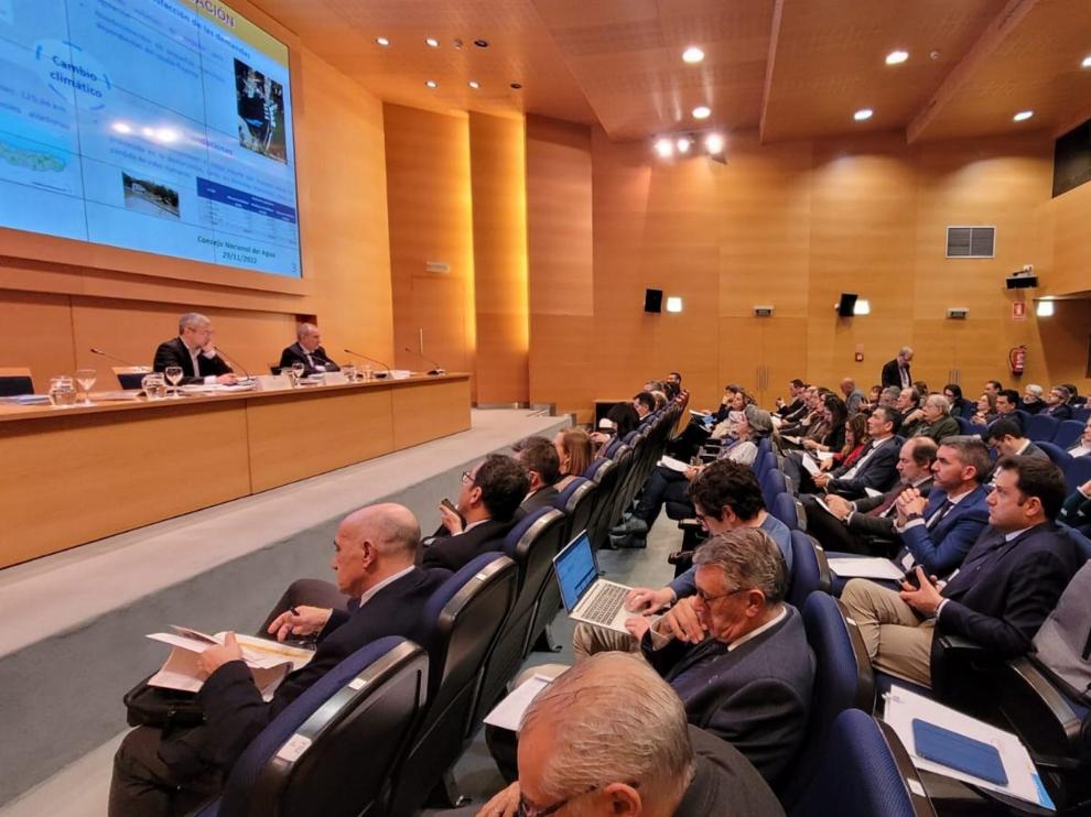 Reunión del Consejo Nacional del Agua celebrada ayer en Madrid.
