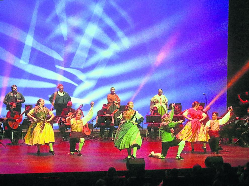 Imagen de archivo de la pasada edición de la gala de jota a beneficio de Aspanoa.